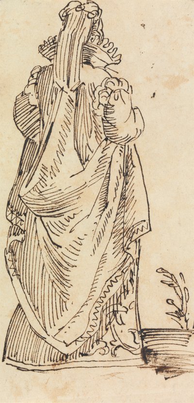 Study of a Woman, Rear View by Benjamin Robert Haydon
