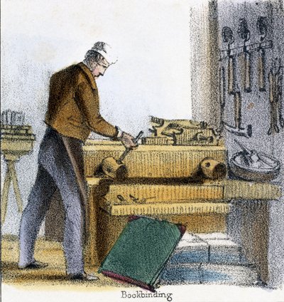 The Bookbinder, from 