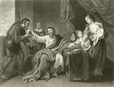 Alfred Dividing the Loaf by Benjamin West