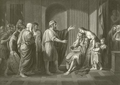 Banishment of Cleombrotus by Benjamin West