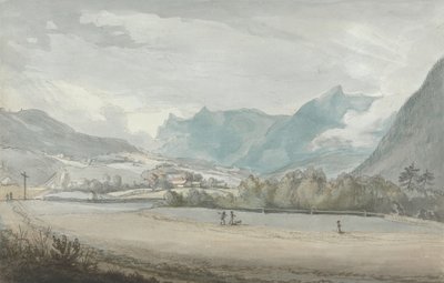 Mountainous Landscape with Figures by Benjamin West