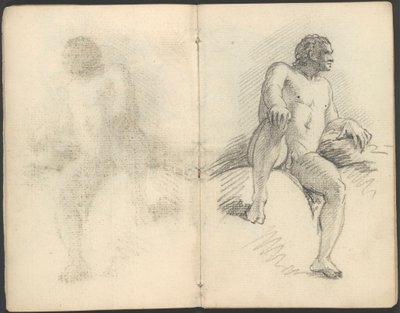 Sketchbook of Figure and Composition Studies by Benjamin West
