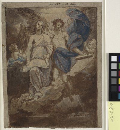 Study for a Painting of The Angels Appearing to the Shepherds, 1774 by Benjamin West