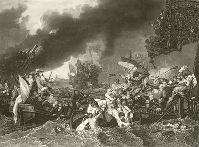 The battle of La Hogue by Benjamin West