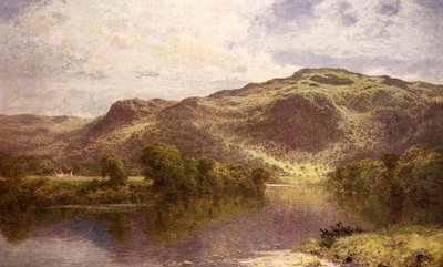 A Still Pool on the River Conway, Churchpool, Below Bettwys-y-Coed by Benjamin Williams Leader