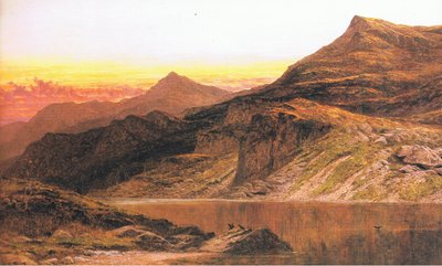 A Welsh Sunset, from magazine or book source unknown by Benjamin Williams Leader