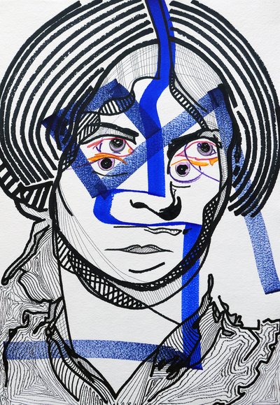 Surportrait: Charlotte Brontë, 2019 by Benoit Erwann Boucherot