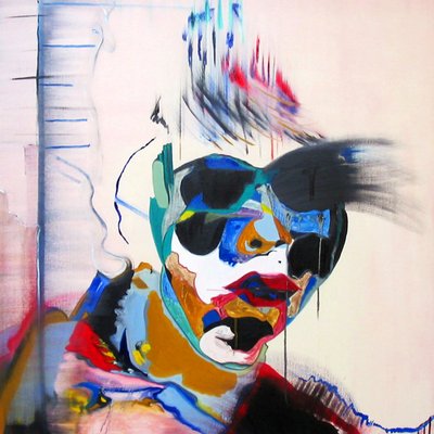 Surportrait: Study of Face in Landscape, 2005 by Benoit Erwann Boucherot