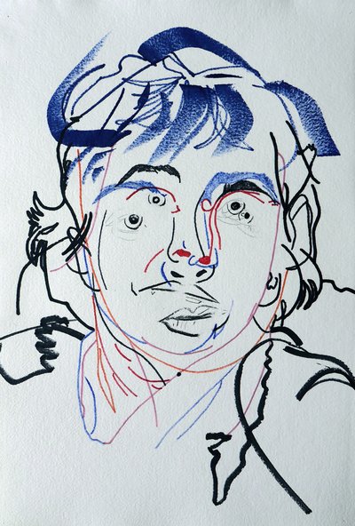 Surportrait: Marguerite Duras 3, 2021 by Benoit Erwann Boucherot