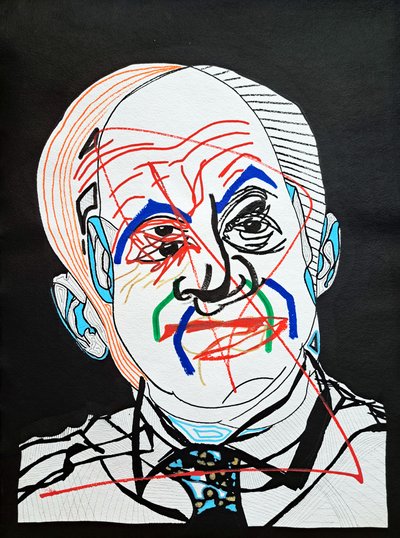 Surportrait: Oscar Niemeyer, 2022 by Benoit Erwann Boucherot