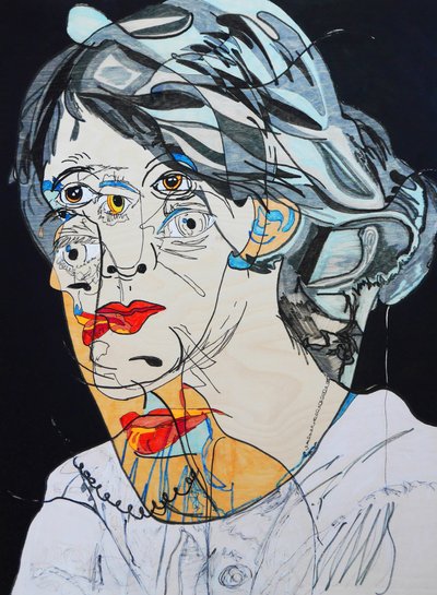 Surportrait: Virginia Woolf, 2021 by Benoit Erwann Boucherot