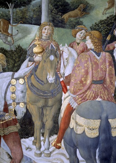 Detail from the Journey of the Magi Cycle by Benozzo di Lese di Sandro Gozzoli