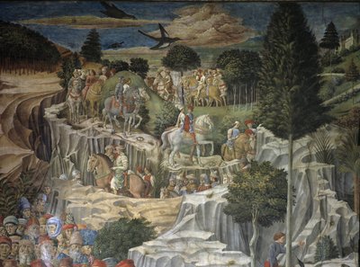 Procession of the Magi with Laurent the Magnificent by Benozzo di Lese di Sandro Gozzoli