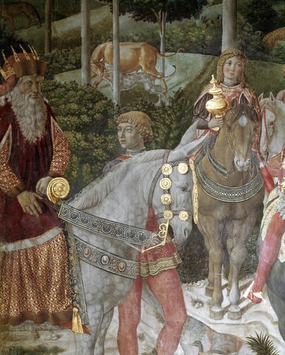 The Journey of the Magi. Detail representing Joseph Patriarch of Constantinople between 1261 and 1276 by Benozzo di Lese di Sandro Gozzoli