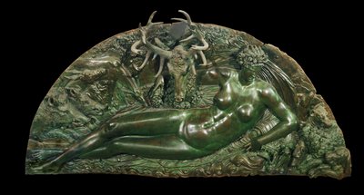 The Nymph of Fontainebleau by Benvenuto Cellini