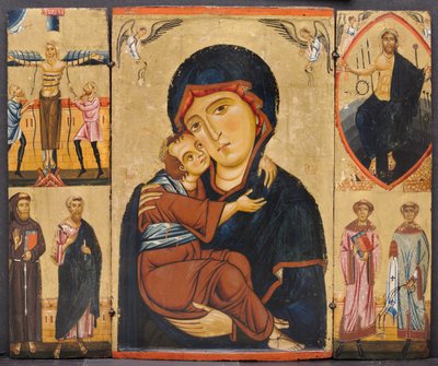 Virgin and Child with Saints by Berlinghiero