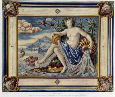 The Water (or Vessel) - Bas-relief, in 