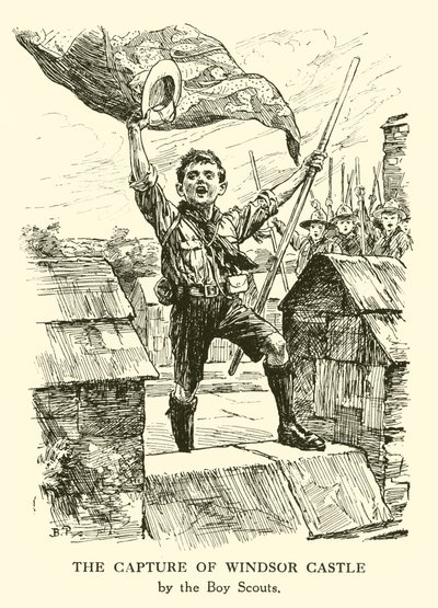 The Capture of Windsor Castle by Bernard (after) Partridge