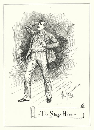 The Stage Hero by Bernard (after) Partridge
