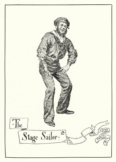The Stage Sailor by Bernard (after) Partridge