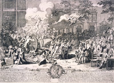 A monument dedicated to posterity in commemoration of ye incredible folly transacted in ... 1720 by Bernard Baron