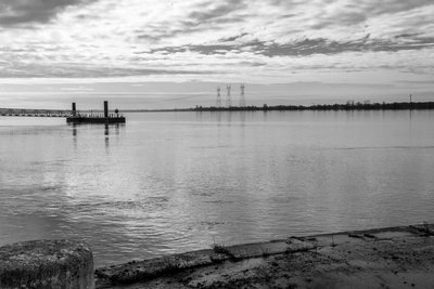 Port on the Dordogne, Bourg-sur-Gironde, Gironde by Bernard Bonnefon
