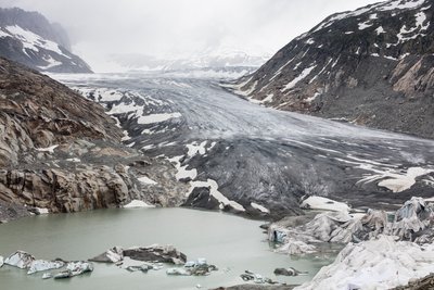 Rhone Glacier, Switzerland by Bernard Bonnefon