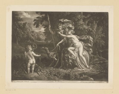 Venus and Adonis by Bernard Lens (I)