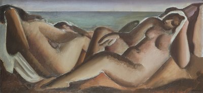 Bathers Resting by Bernard Meninsky