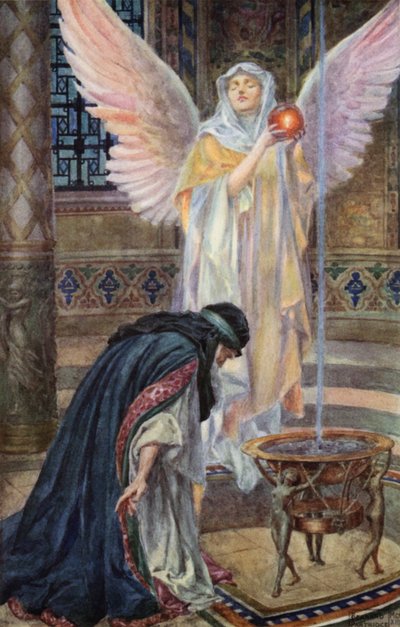 Scene from Rabbi Ben Ezra by Robert Browning by Bernard Partridge