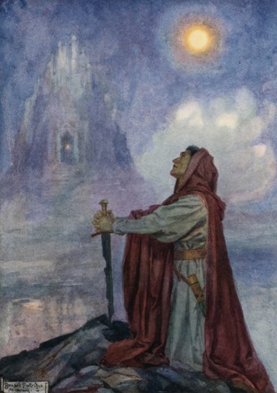 Scene from Rabbi Ben Ezra by Robert Browning by Bernard Partridge