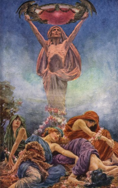Scene from Rabbi Ben Ezra by Bernard Partridge