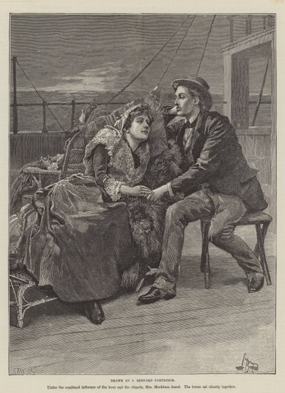 The Crusade of the Excelsior, by Bret Harte (engraving) by Bernard Partridge