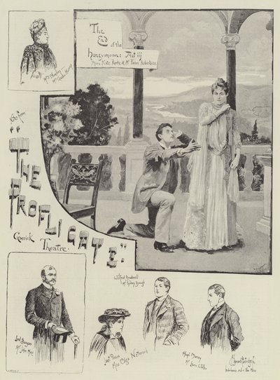 The Profligate at the Garrick Theatre by Bernard Partridge