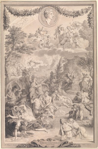 Final design for a title page of Ovid