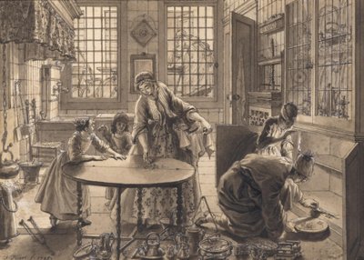 Cleaning the House before Jewish Passover by Bernard Picart