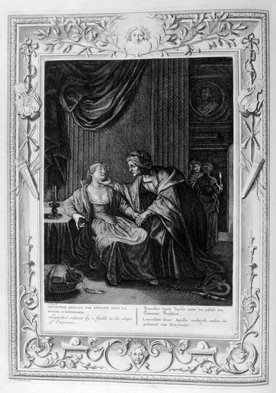 Leucothoe Seduced by Apollo in the Shape of Eurynome, 1733 by Bernard Picart
