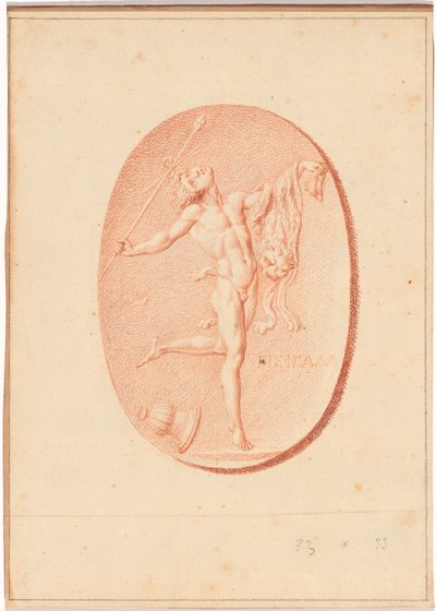 One of Six Cameos with Mythological and Classical Subjects by Bernard Picart