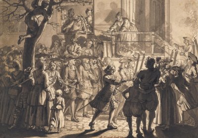 Procession of the Bridegrooms of the Law by Bernard Picart