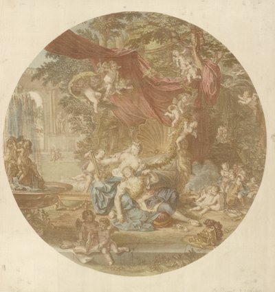 Rinaldo and Armida by Bernard Picart