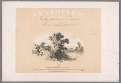 Cover for Six Prints Depicting Rural Life by Bernard Romain Julien