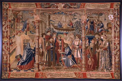 Series The Legend of the Madonna of the Sablon. The statue of the Madonna comes to the church of Sablon. by Bernard van Orley