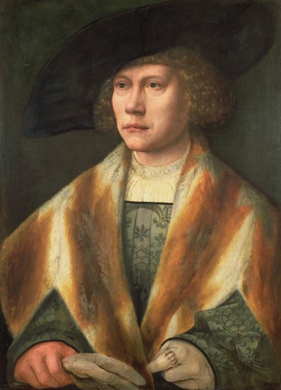 Portrait of a Young Man, Possibly a Self Portrait, c.1520 by Bernard van Orley