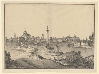 Imaginary View of Padua by Bernardo Bellotto