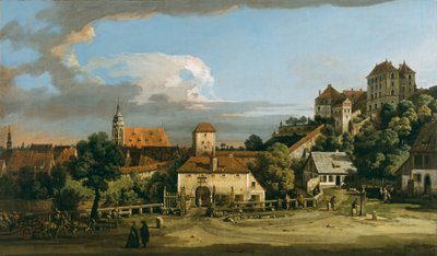 Pirna: The Obertor from the South by Bernardo Bellotto
