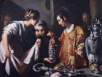St. Lawrence Distributing the Riches of the Church by Bernardo Strozzi