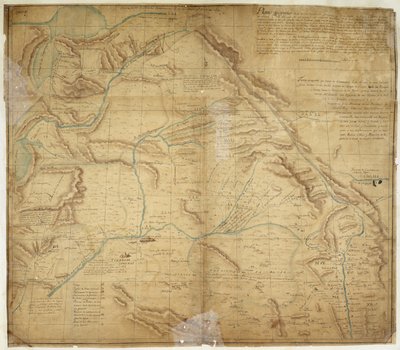 Map of the greater part of New Mexico, and a portion of Upper California by Bernardo de Miera y Pacheco
