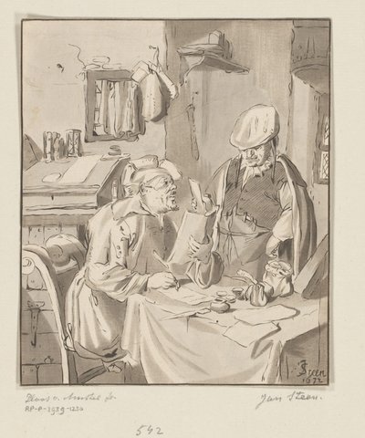 Writer of a Letter by Bernhard Schreuder