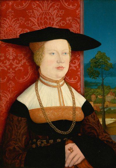 Margarethe Vöhlin [obverse] by Bernhard Strigel