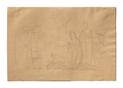 Adoration of the Shepherds by Bertel Thorvaldsen